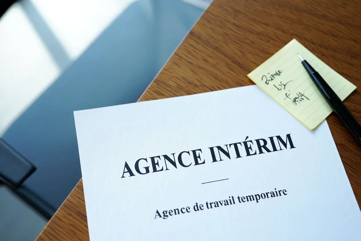 Dossier administratif avec pièces justificatives pour inscription intérim