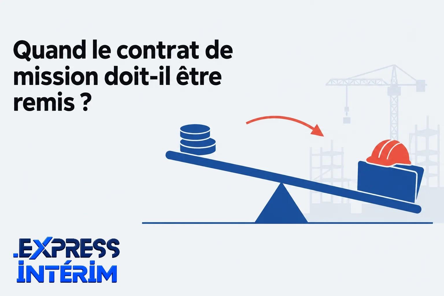 Le pictogramme montre une balance penchée avec une pile de pièces sur le plateau gauche et un casque et un carnet sur le